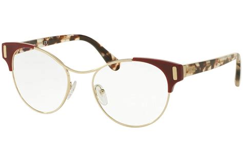 Prada PR 61TV VAX1O1 Eyeglasses in Burgundy